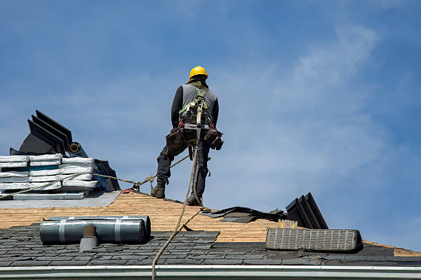 Professional Storm Damage Roof Repair technician working in Norco, LA